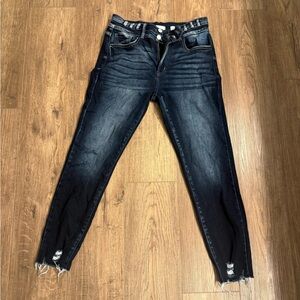 KanCan high rise ankle skinny size 28